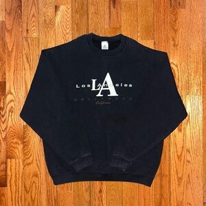 LA Los Angeles Hollywood California Delta Vintage Crewneck Size XL